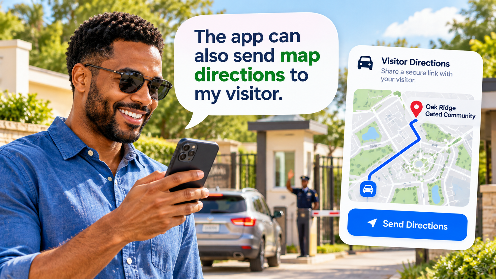 Send visitors more than a gate pass.